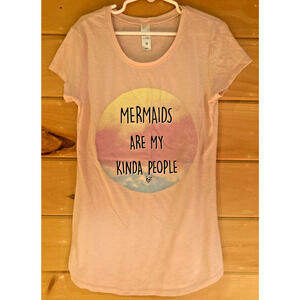 Justice Mermaid Fitted Shirt Girl Size 10